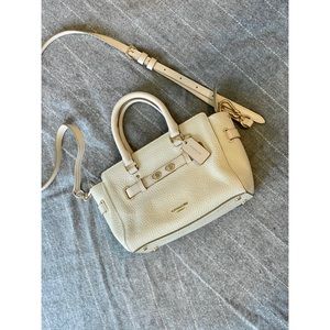 Coach Mini Swagger Handbag in White
